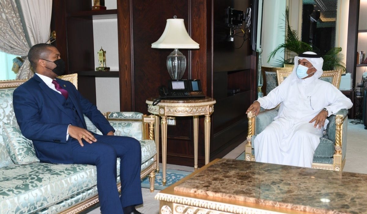 Secretary-General of the Ministry of Foreign Affairs Meets Ambassador of Haiti
